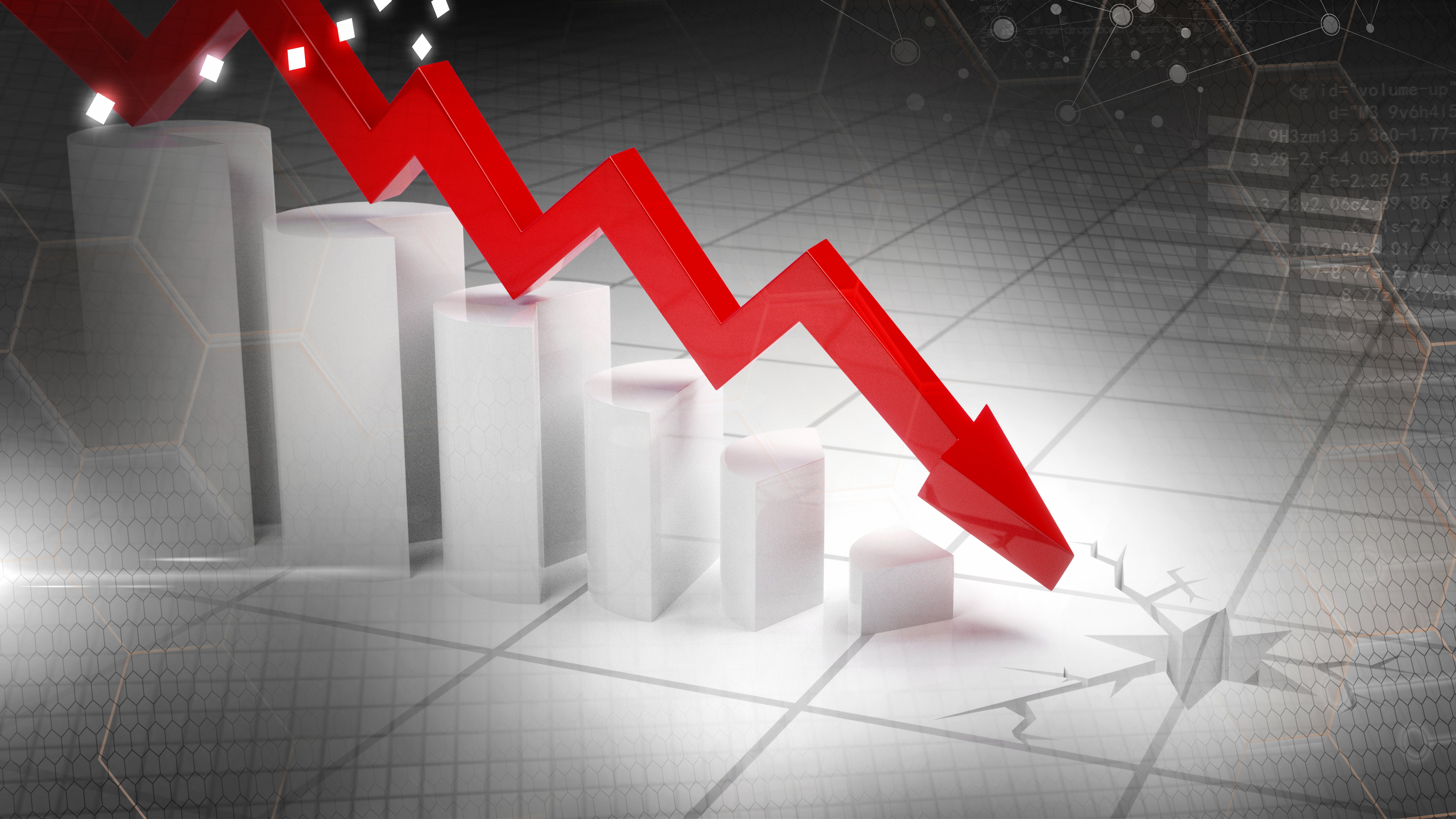 econimical-crisis-concept-spread-world-economy-is-down-3d-illustration